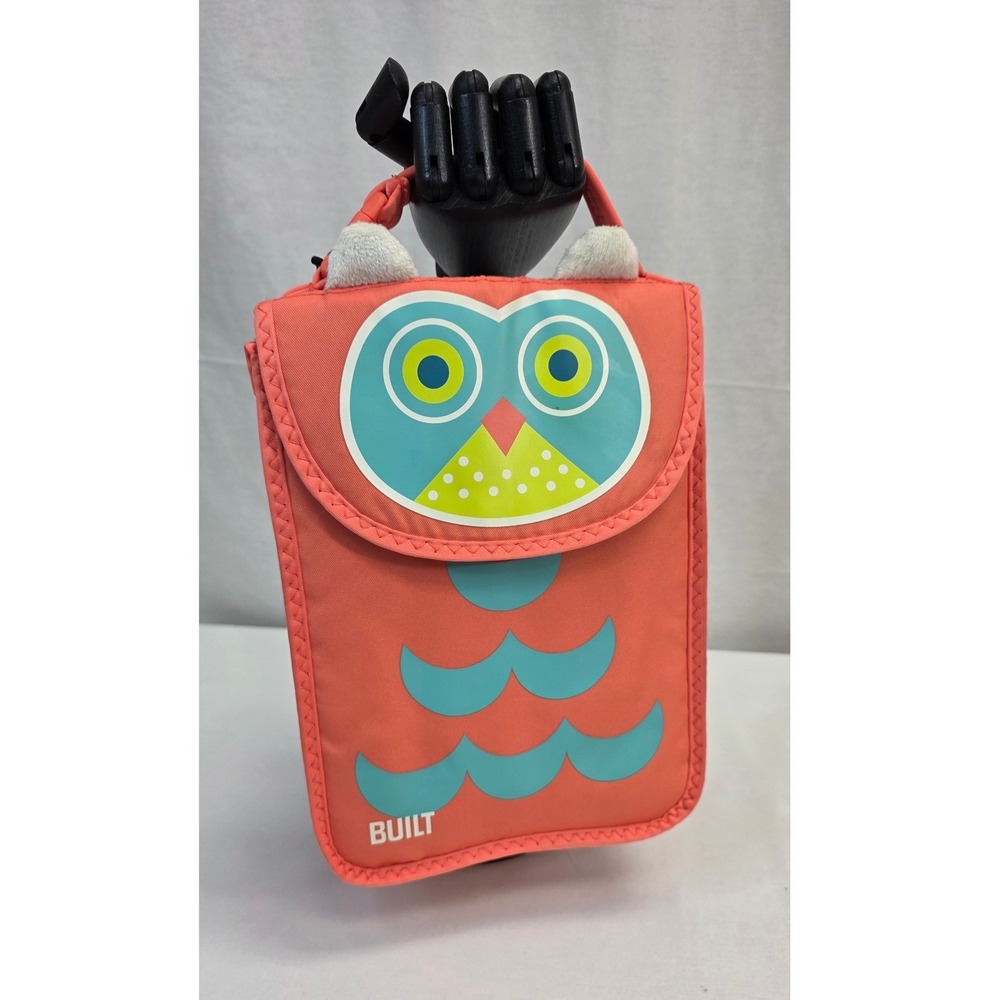 BUILT NY Big Apple Buddies Olivia Owl Insulated Lunch Sack Orange BAB1-OWL - Picture 8 of 14